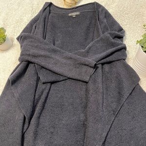 Barefoot dreams black waterfall cardigan in 3X